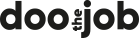 DooTheJob Black Logo